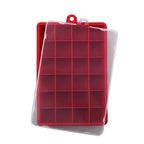 Avec Couvercle/Sans Couvercle, Plateau À Glace En Silicone À 24 Trous, Boîte Carrée, Purée Alimentaire Auxiliaire, Fromage, Gelée, Moule, Bar, Outil De Cuisine, Cube À Cocktail