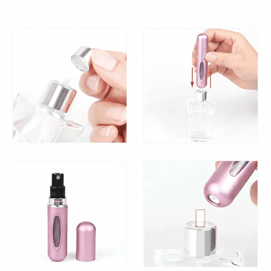 5Ml Perfume Refill Bottle Portable Mini Refillable Spray Jar Scent Pump Empty Cosmetic Containers Atomizer for Travel Tool Hot