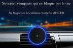 Chargeur Magnétique Sans Fil Pour Voiture, Support De Téléphone, Station De Charge Rapide, Support De Support, RVB, Iphone 12 13 14 15 Pro Max Macsafe, 30W
