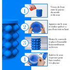 Moule À Glaçons 2 En 1, Plateaux À Glace, Grand Seau À Glace En Silicone, Machine À Boissons Glacées Portable Pour Whisky, Bière, Outils De Cuisine