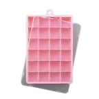 Avec Couvercle/Sans Couvercle, Plateau À Glace En Silicone À 24 Trous, Boîte Carrée, Purée Alimentaire Auxiliaire, Fromage, Gelée, Moule, Bar, Outil De Cuisine, Cube À Cocktail