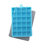 Avec Couvercle/Sans Couvercle, Plateau À Glace En Silicone À 24 Trous, Boîte Carrée, Purée Alimentaire Auxiliaire, Fromage, Gelée, Moule, Bar, Outil De Cuisine, Cube À Cocktail