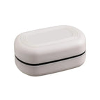 Boîte À Savon De Voyage Avec Drain Intégré, Réutilisable Et Portable, Avec Couvercle, Pour L'Organisation De La Cuisine Et Accessoires De Salle De Bain