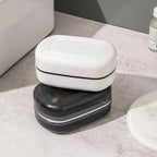 Boîte À Savon De Voyage Avec Drain Intégré, Réutilisable Et Portable, Avec Couvercle, Pour L'Organisation De La Cuisine Et Accessoires De Salle De Bain