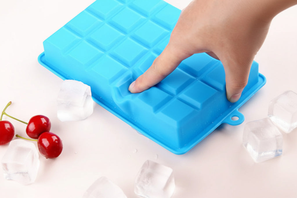 Avec Couvercle/Sans Couvercle, Plateau À Glace En Silicone À 24 Trous, Boîte Carrée, Purée Alimentaire Auxiliaire, Fromage, Gelée, Moule, Bar, Outil De Cuisine, Cube À Cocktail