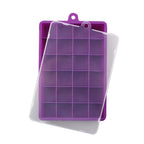 Avec Couvercle/Sans Couvercle, Plateau À Glace En Silicone À 24 Trous, Boîte Carrée, Purée Alimentaire Auxiliaire, Fromage, Gelée, Moule, Bar, Outil De Cuisine, Cube À Cocktail